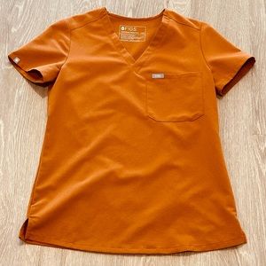 FIGS CATARINA ONE POCKET SCRUB TOP - ATLANTIC FALL - XXS